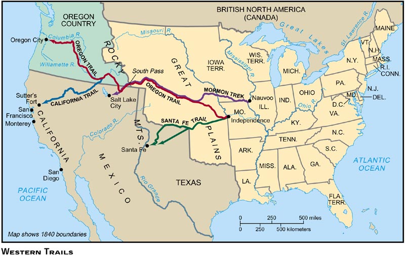 The Trails Of The West Westward Expansion
